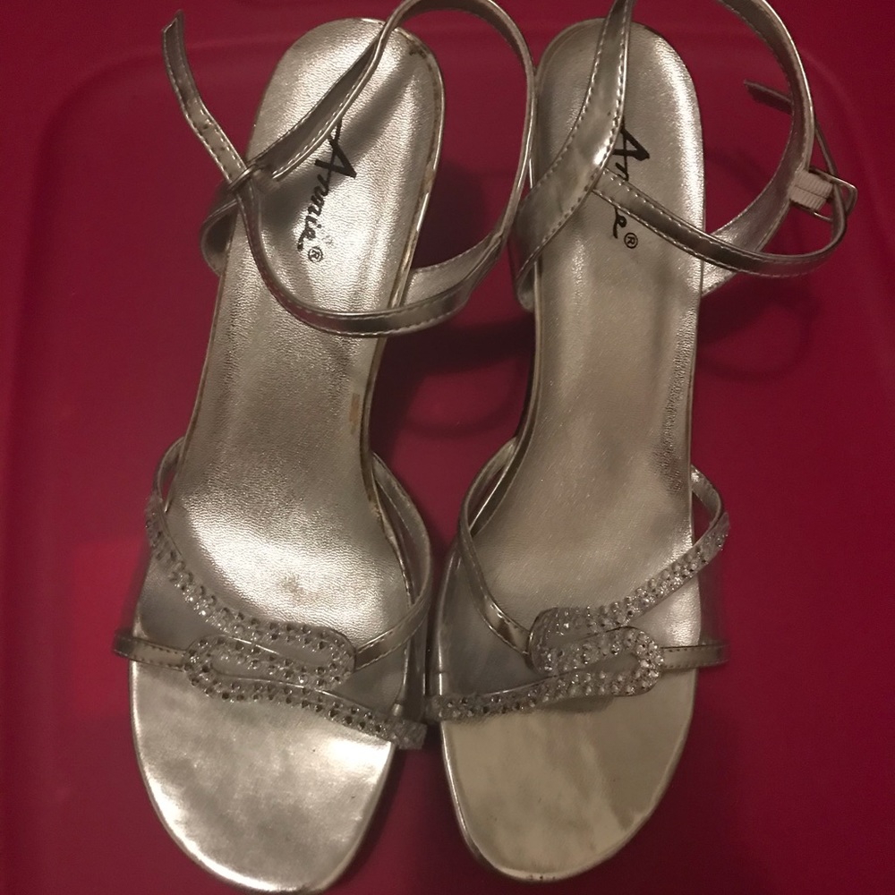 Silver heels